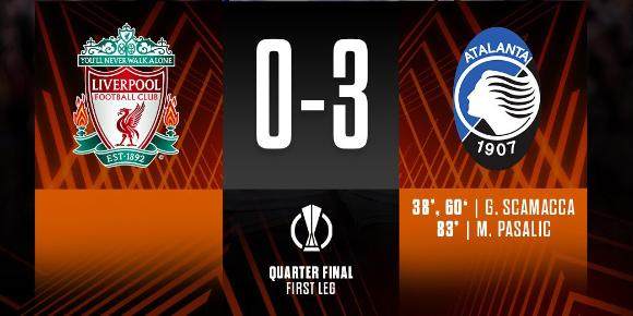 开云体育-【欧联】斯卡马卡双响，利物浦主场0比3不敌亚特兰大